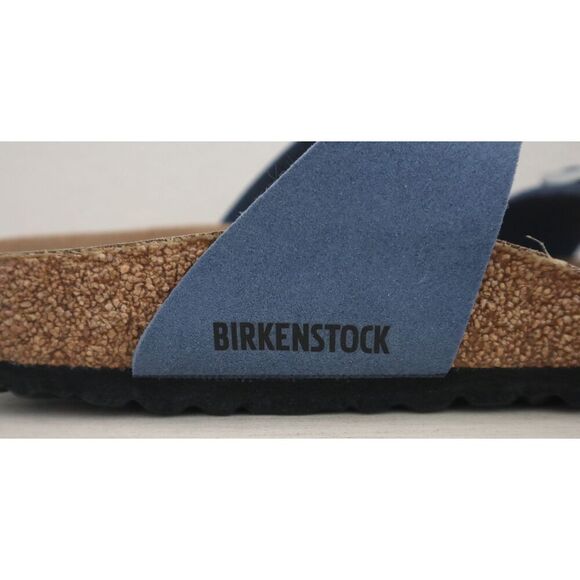 Birkenstock Women's 9 Men's 7 Elemental Blue Vegan Leather Sydney Sandals - Picture 6 of 14